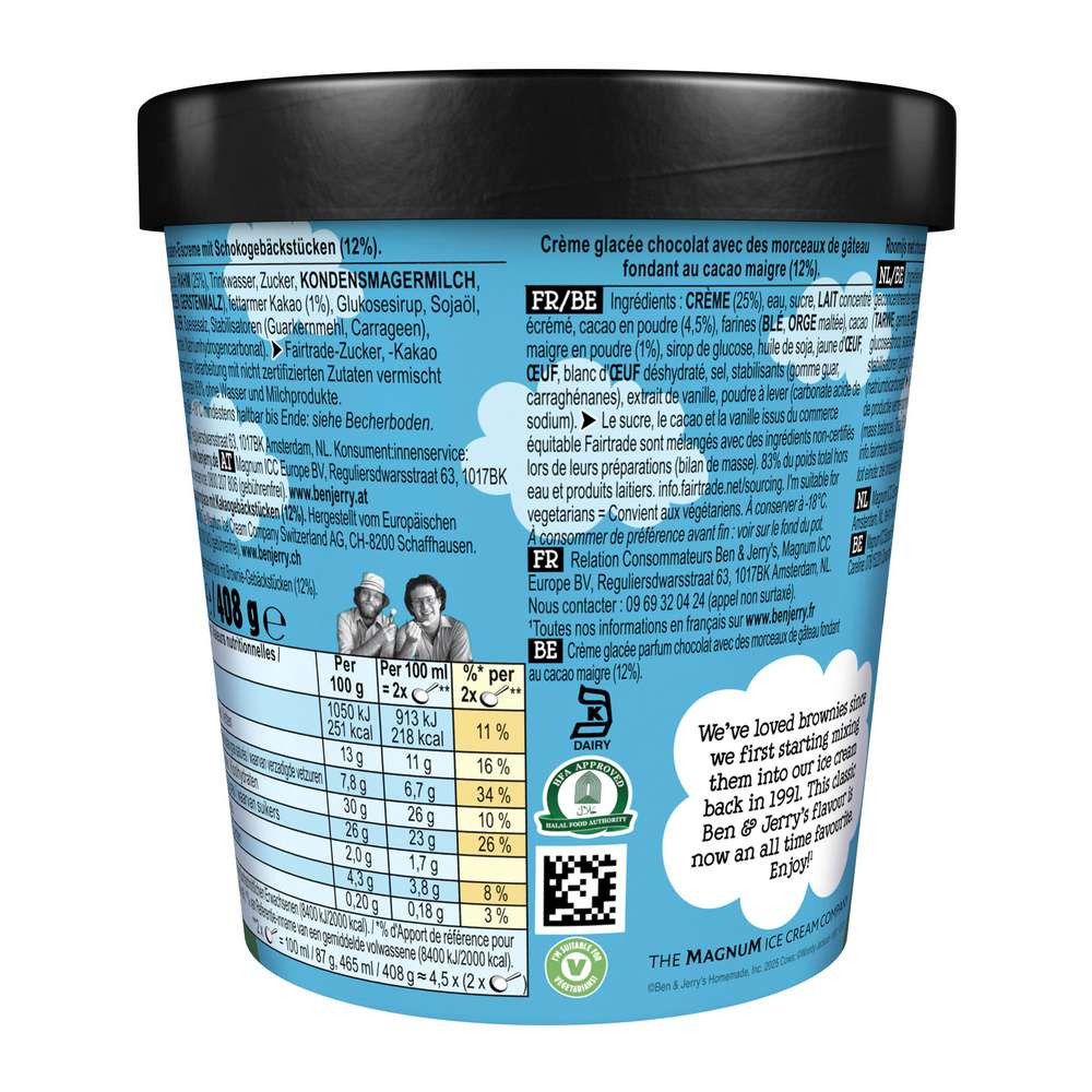 Produktabbildung Ben & Jerry's Eis Chocolate Fudge Brownie