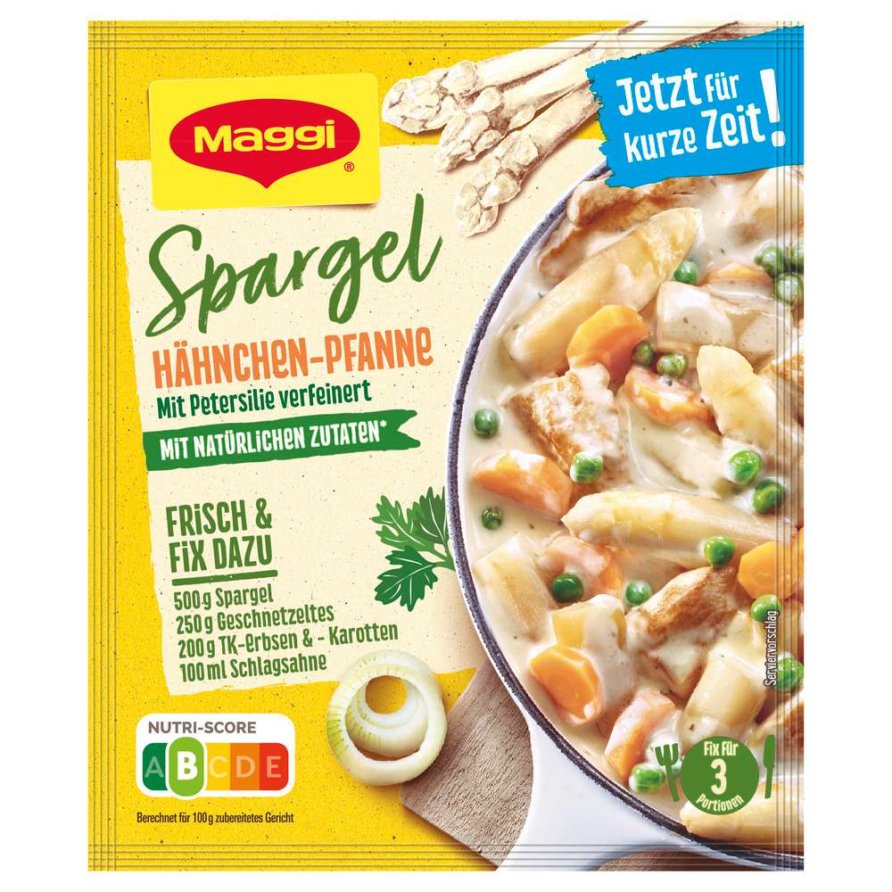 Produktabbildung Maggi Maggi-Fix, Spargel-Pfanne mit Hähnchen