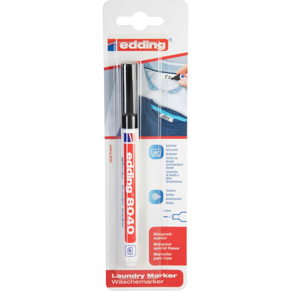 Produktabbildung Edding Wäschemarker 8040, schwarz