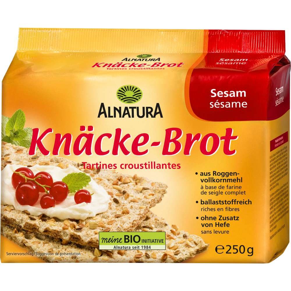 Produktabbildung Alnatura Bio Knäckebrot, Sesam