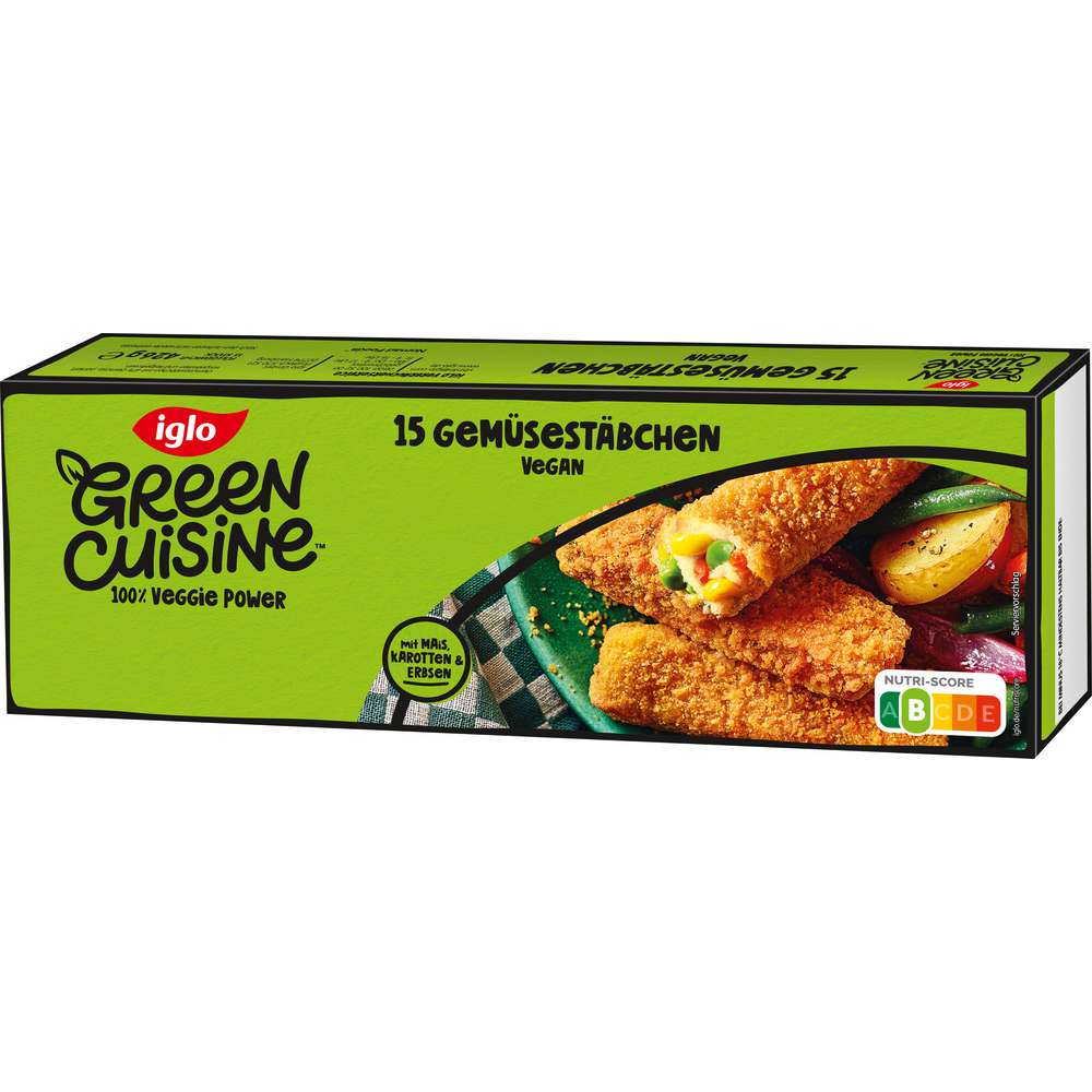 Produktabbildung Iglo Gemüsestäbchen, tiefgekühlt