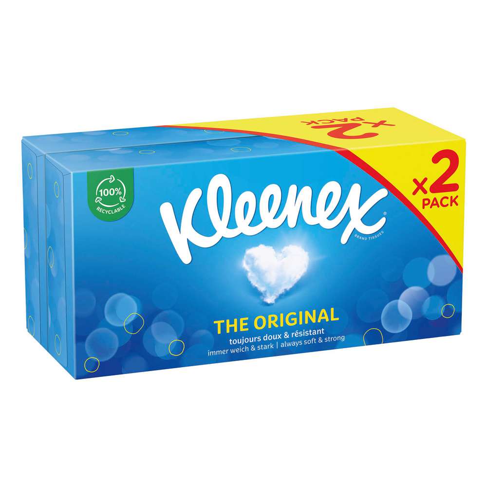Produktabbildung Kleenex Taschentücher-Box Duo