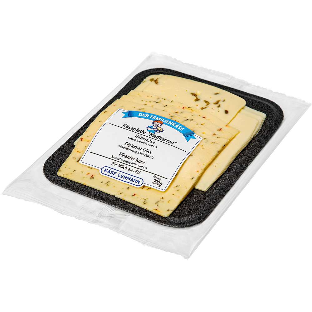 Produktabbildung Käse Lehmann Käseplatte Mediterran 