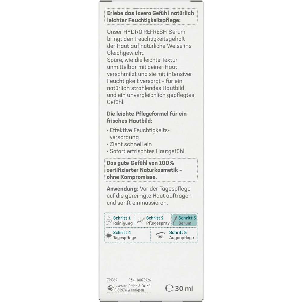 Produktabbildung lavera Hydro Refresh Serum
