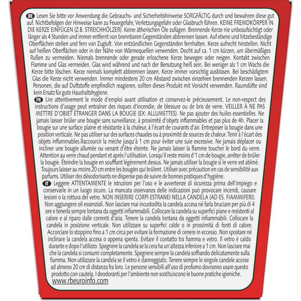 Produktabbildung Air Wick Wohlfühlkerze Duo Baked Apple & Cinamon Joy