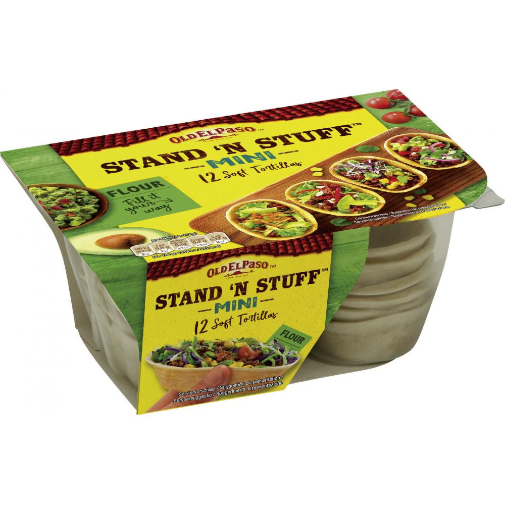 Produktabbildung keine Marke Old El Paso Stand ’n Stuff Mini Soft Tortilla, 145 g
