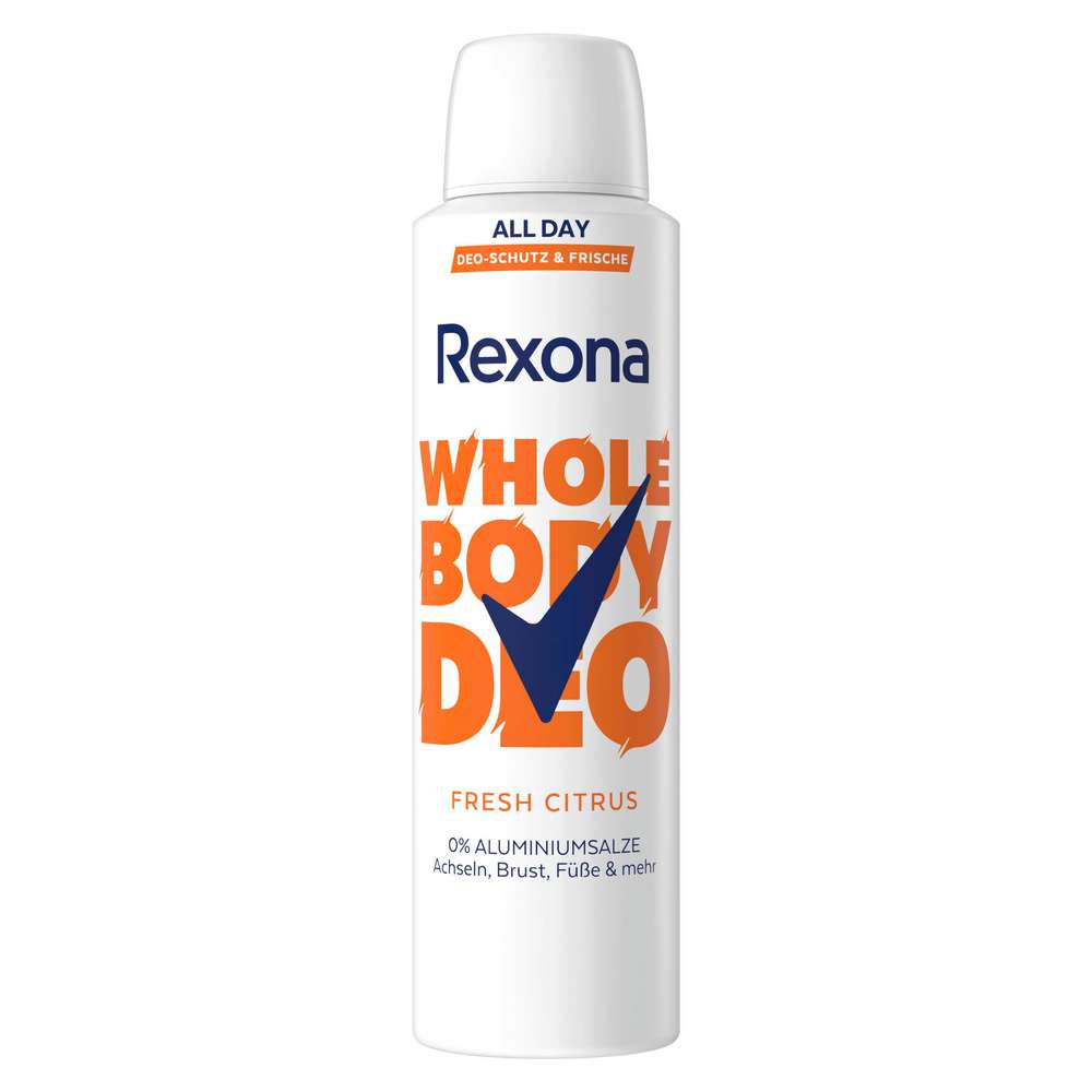Produktabbildung Rexona Whole Body Deo, Fresh Citrus