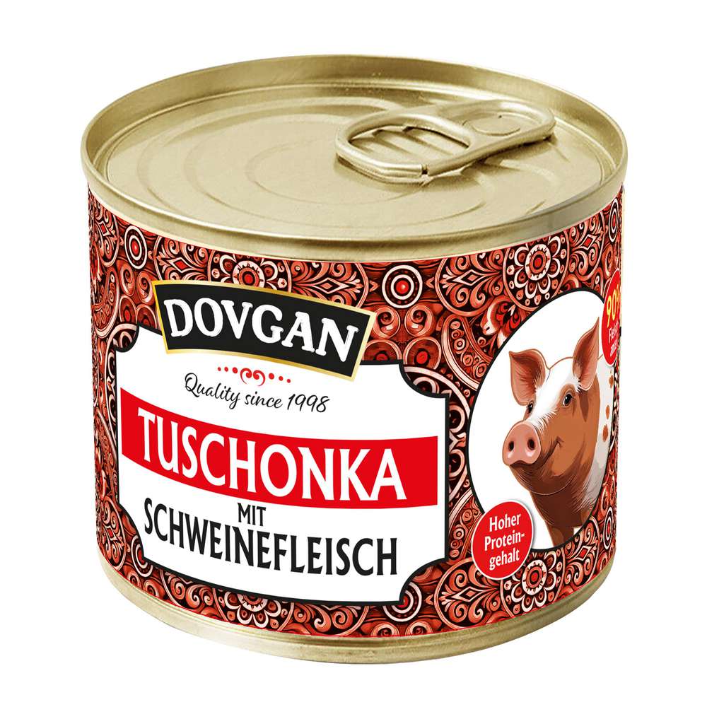 Produktabbildung Dovgan Tuschonka mit Schweinefleisch
