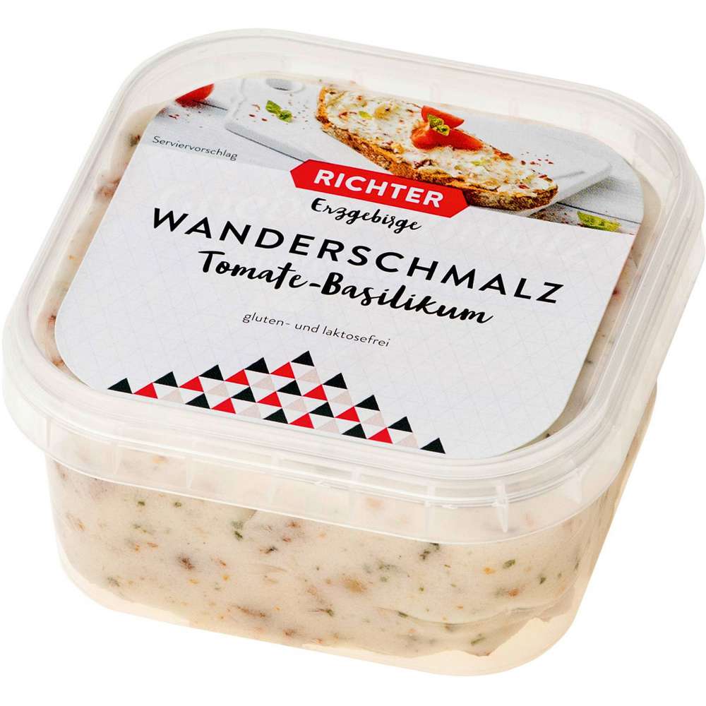 Produktabbildung Richter Wanderschmalz, Tomate-Basilikum