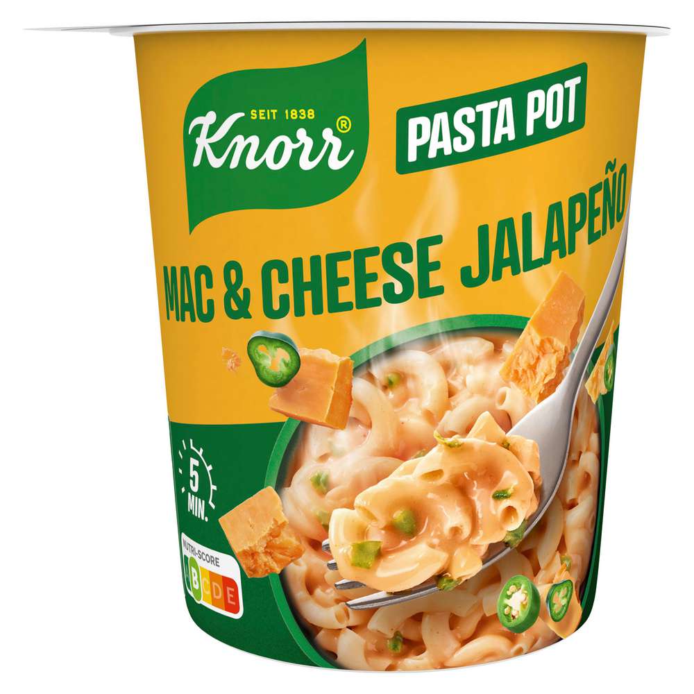 Produktabbildung Knorr Big Pot Pasta Snack Mac Cheese Jalapeno