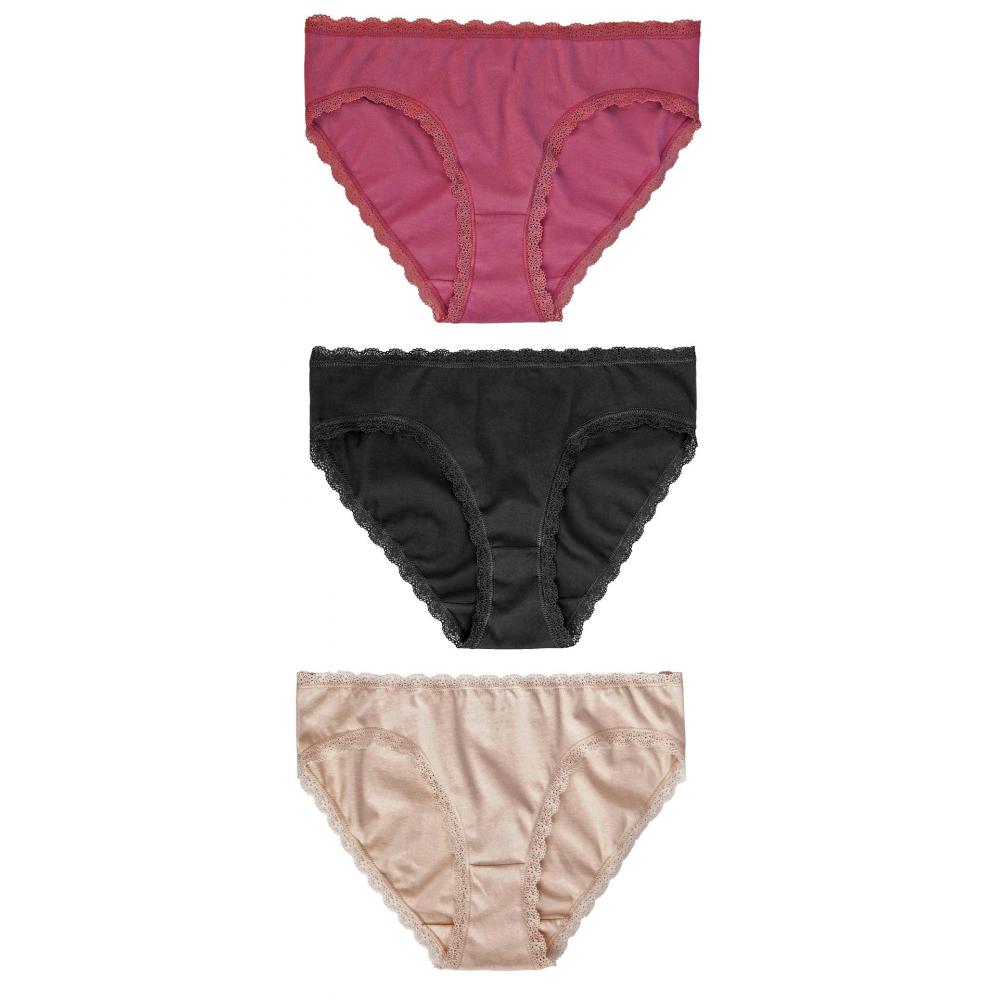 Produktabbildung keine Marke Damen-Slips, je 3er-Pack