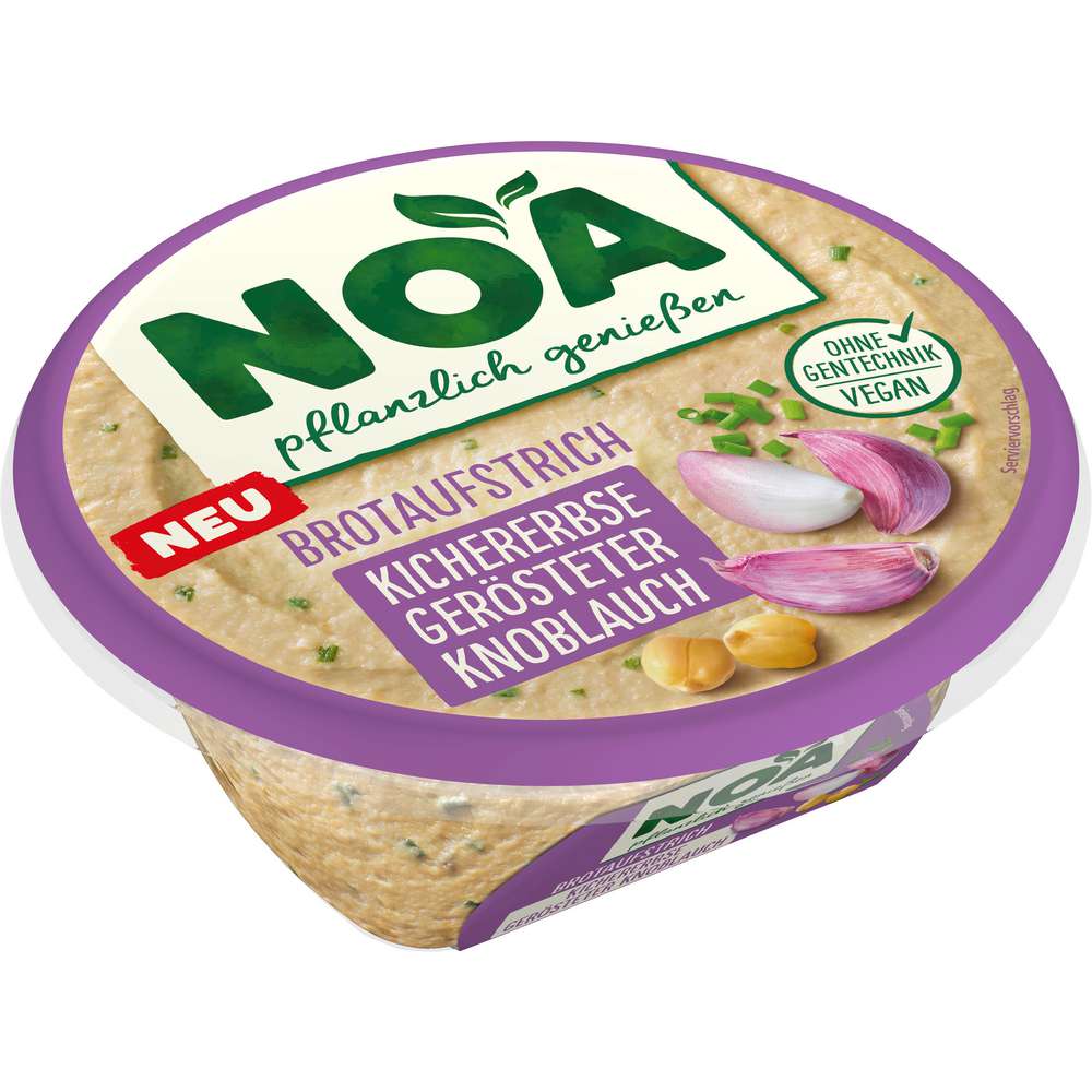 Produktabbildung Noa Brotaufstrich, Kichererbse-Knoblauch