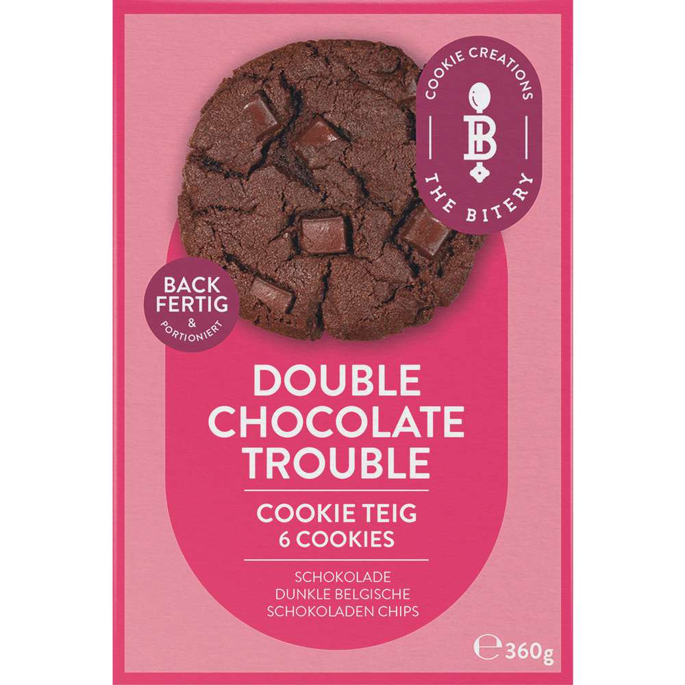 Produktabbildung THE BITERY Cookie Teig, Double Chocolate Trouble