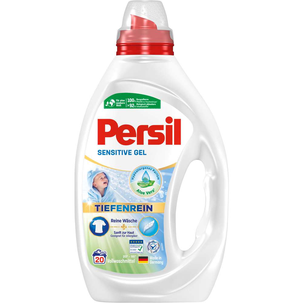 Produktabbildung Persil Universal-Waschmittel, Sensitive-Gel, Tiefenrein
