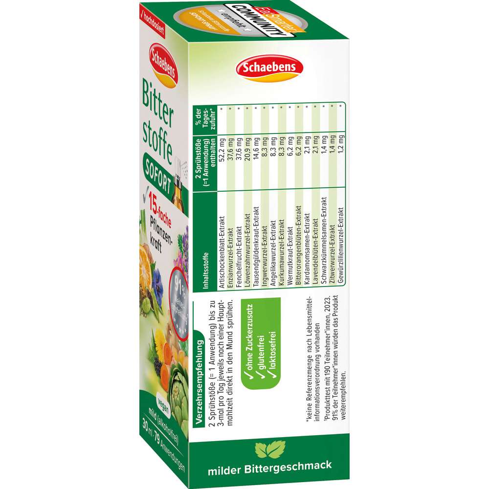 Produktabbildung Schaebens Bitterstoffe Sofort-Spray 
