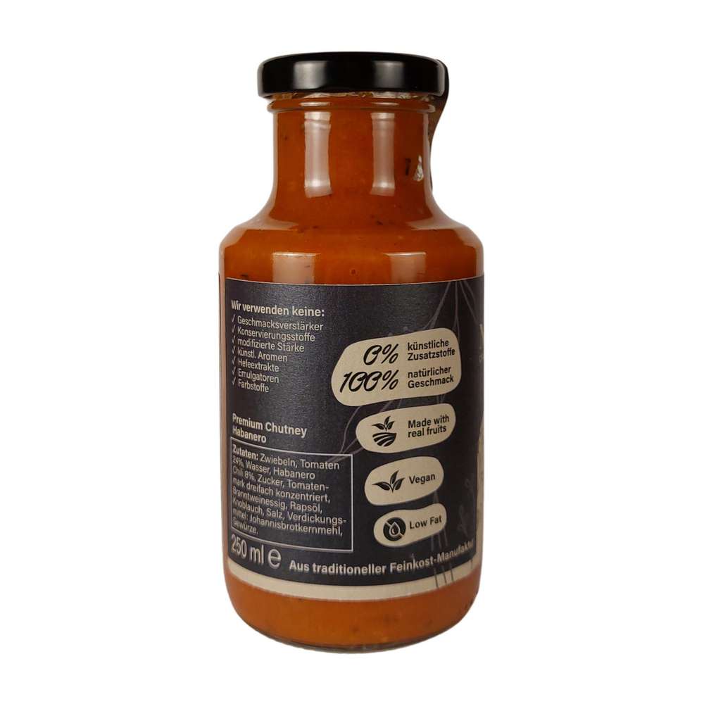 Produktabbildung Jo´s Naturals Chutney Habanero/Hot Sauce