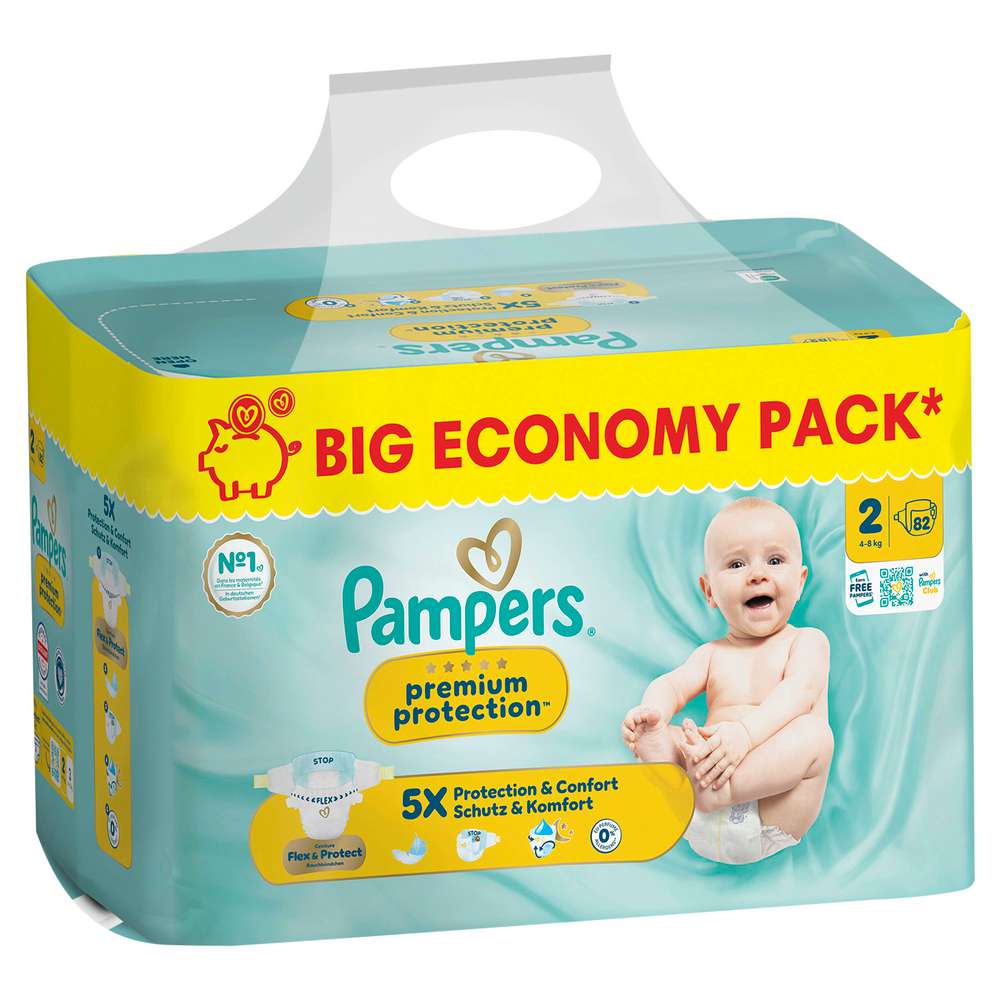 Produktabbildung Pampers Windeln Premium Protection Gr. 2 Mini 4-8kg