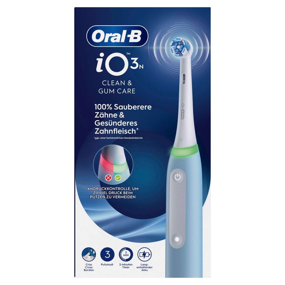 Produktabbildung Oral-B Elektrische Zahnbürste iO3, Ice Blue
