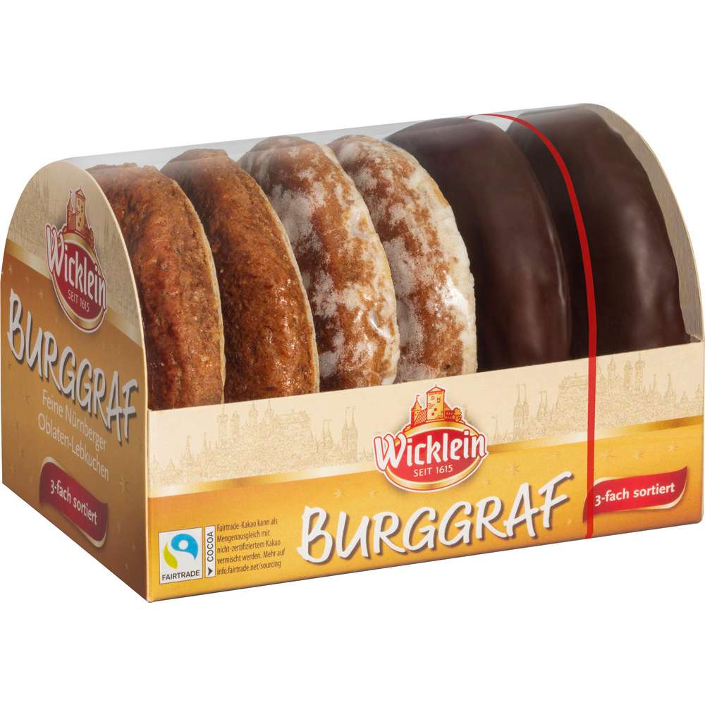 Produktabbildung Wicklein Burggraf Oblaten Lebkuchen