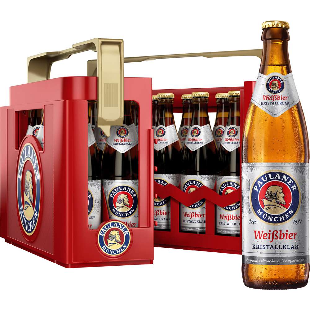 Produktabbildung Paulaner Weißbier, kristallklar 5,2 % (20x 0,500 Liter)
