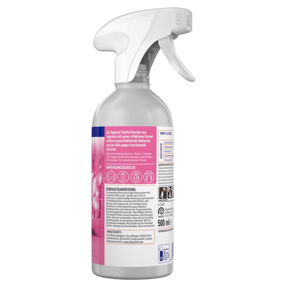 Produktabbildung Sagrotan Hygiene-Textilerfrischer, Wasserlilie