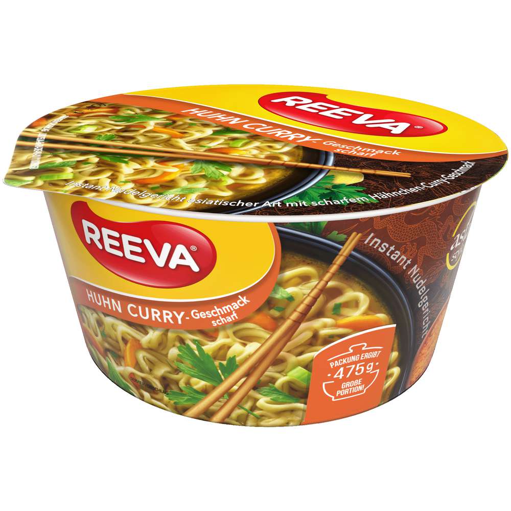 Produktabbildung Reeva Instant Nudeln, Huhn-Curry