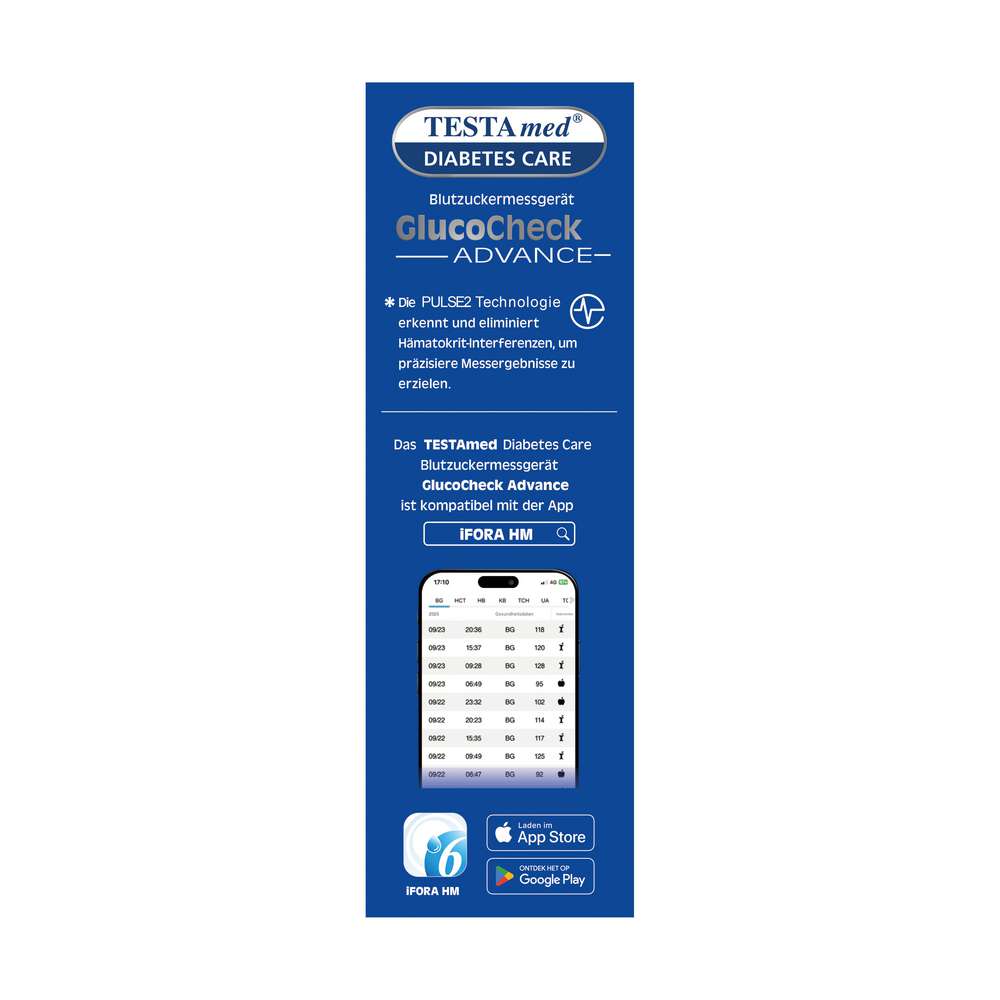 Produktabbildung Testamed Blutzuckermessgerät