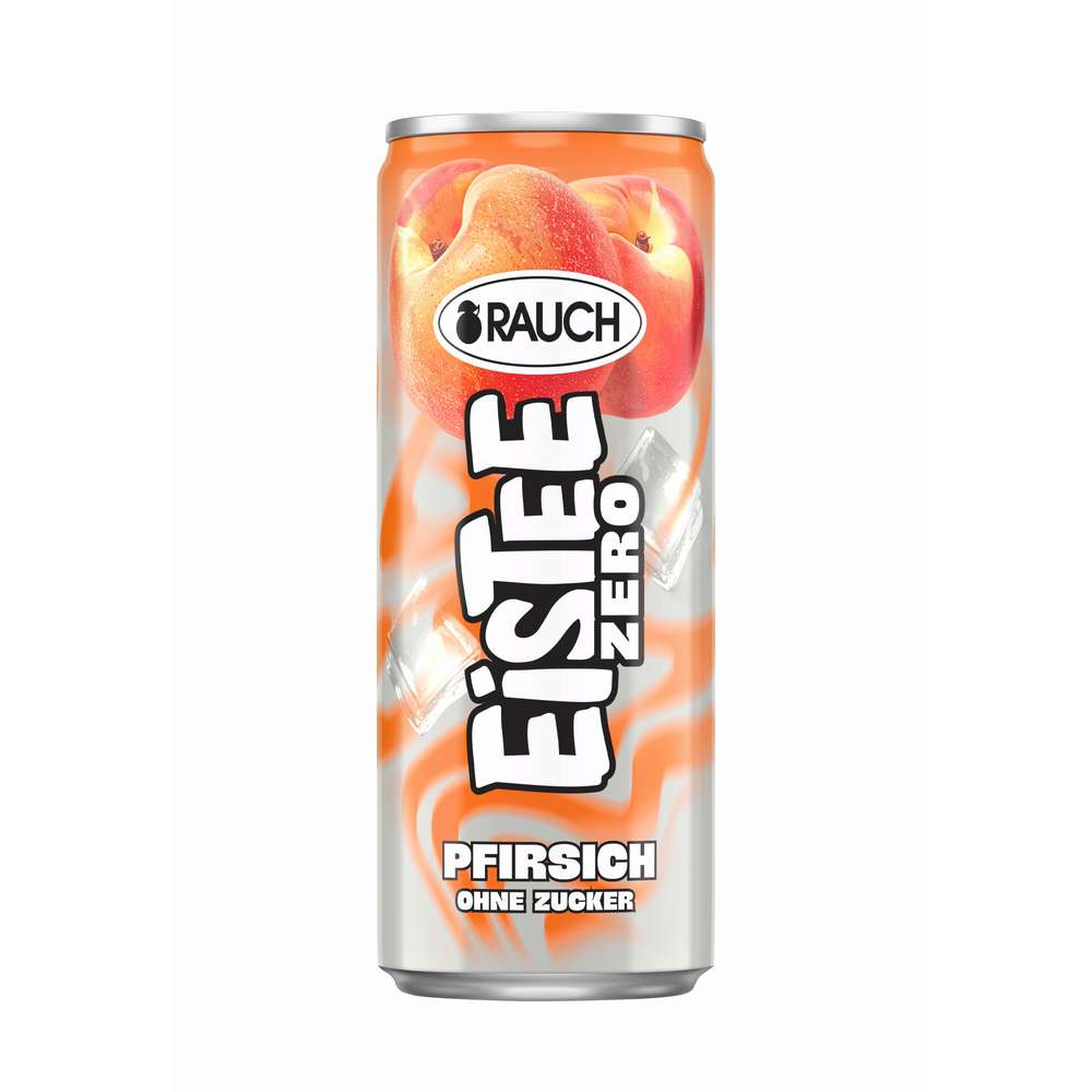 Produktabbildung Rauch Eistee Zero, Pfirsich