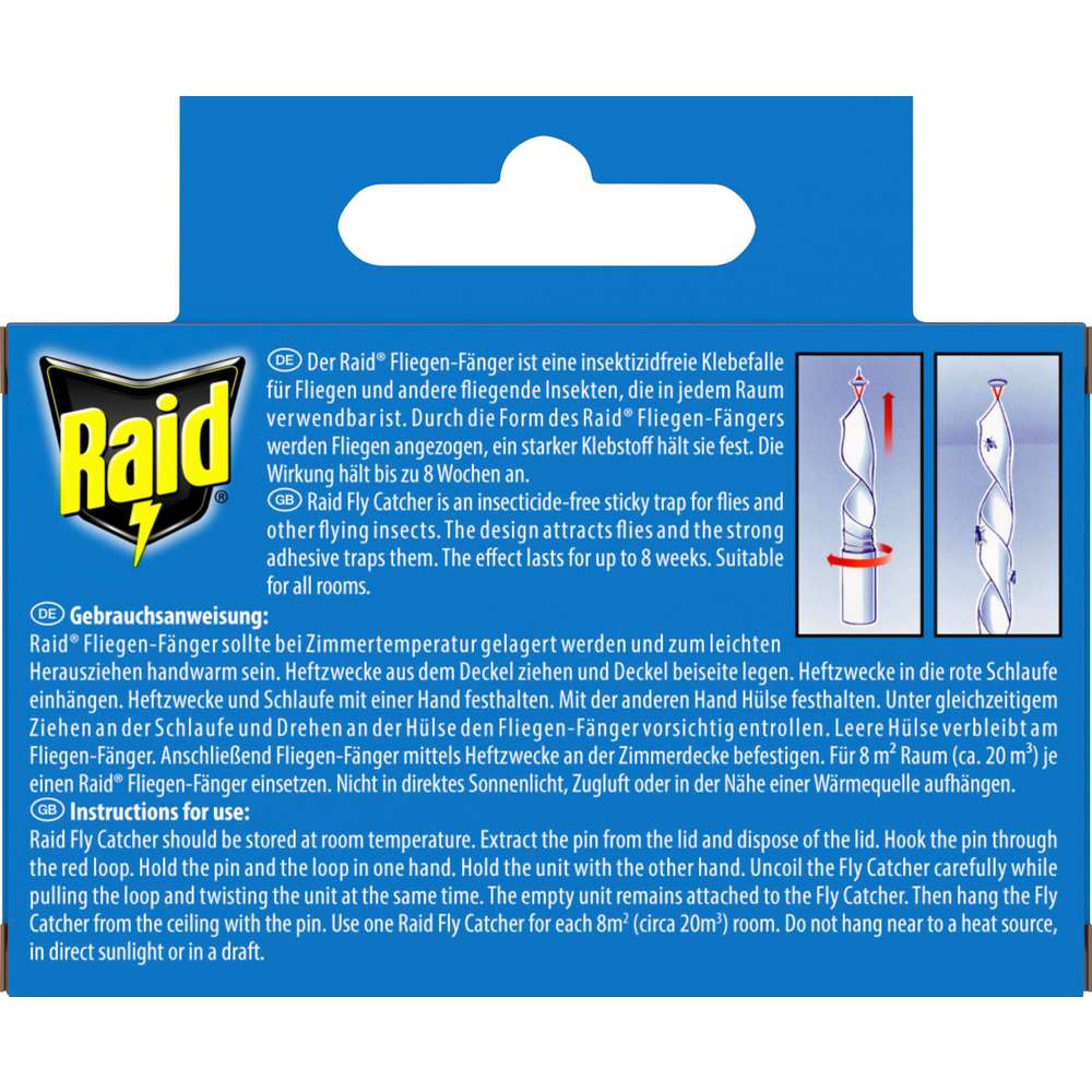 Produktabbildung Raid Fliegenfänger