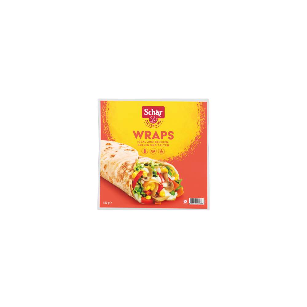 Produktabbildung Schär Wraps, glutenfrei