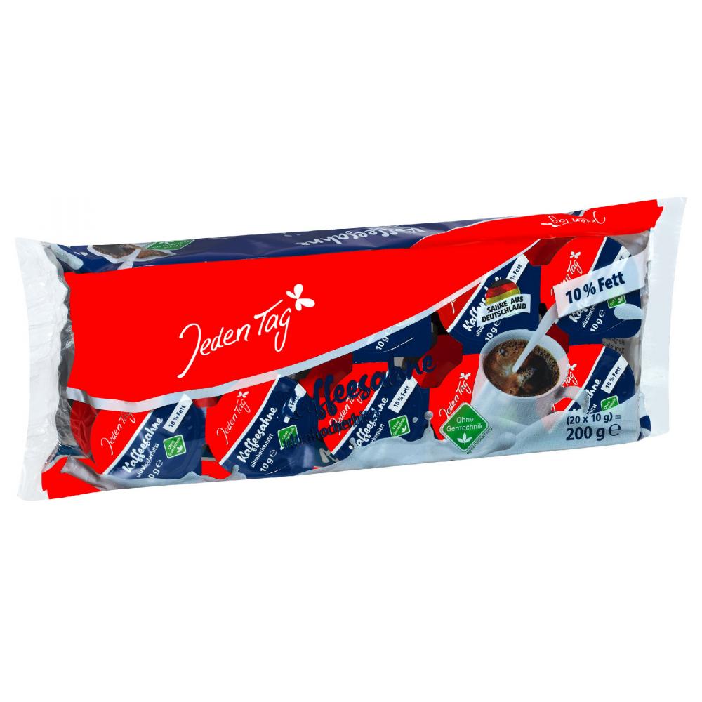 Produktabbildung keine Marke Jeden Tag Kaffeesahne, je 20 x 10 g