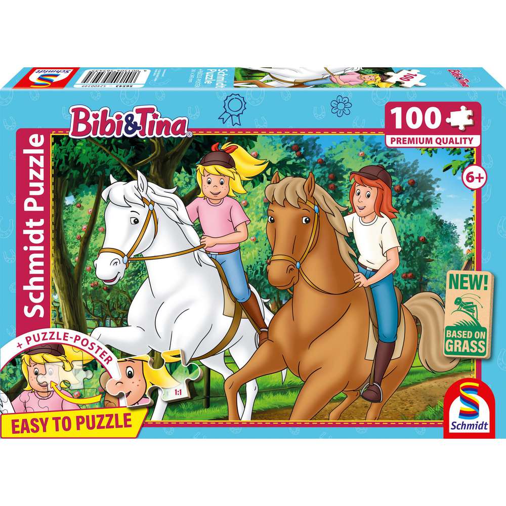 Produktabbildung Schmidt Spiele Puzzle 100 Teile, Bibi & Tina, Sommerausritt