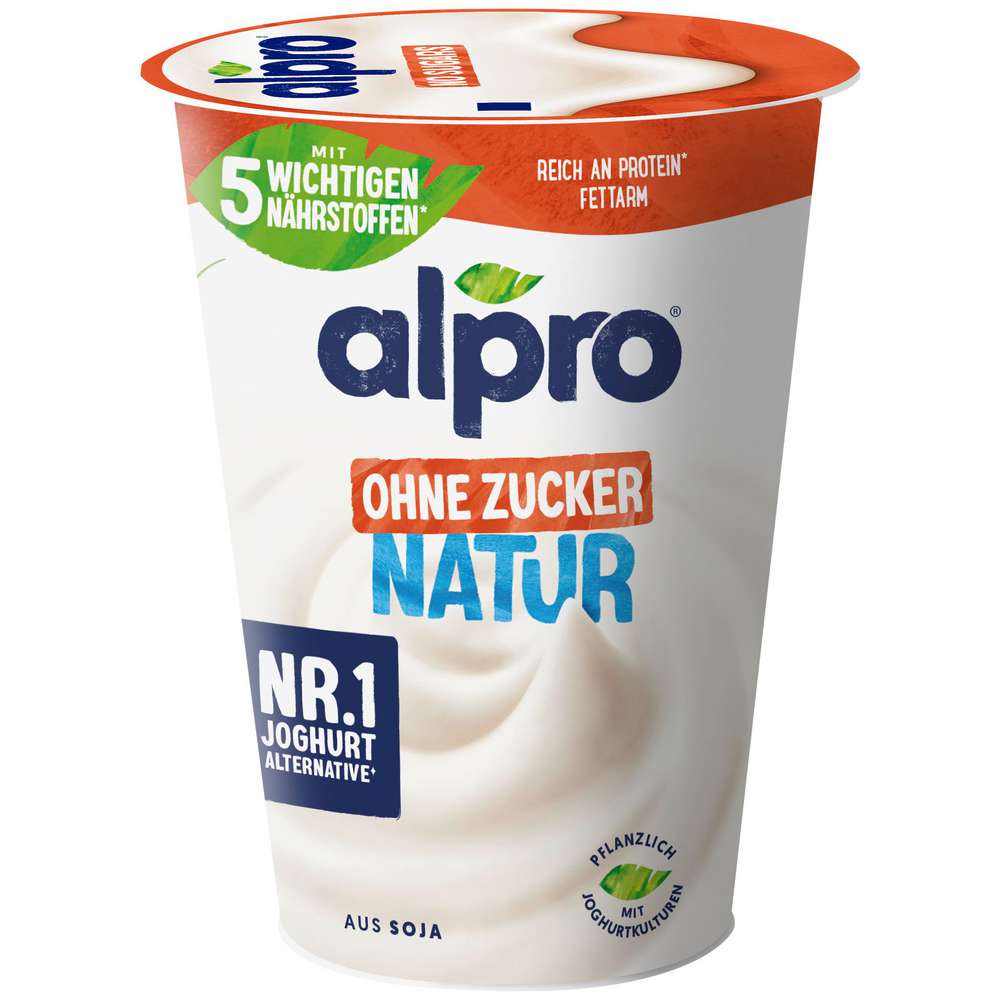 Produktabbildung Alpro Soja-Joghurtalternative Natur ungesüßt