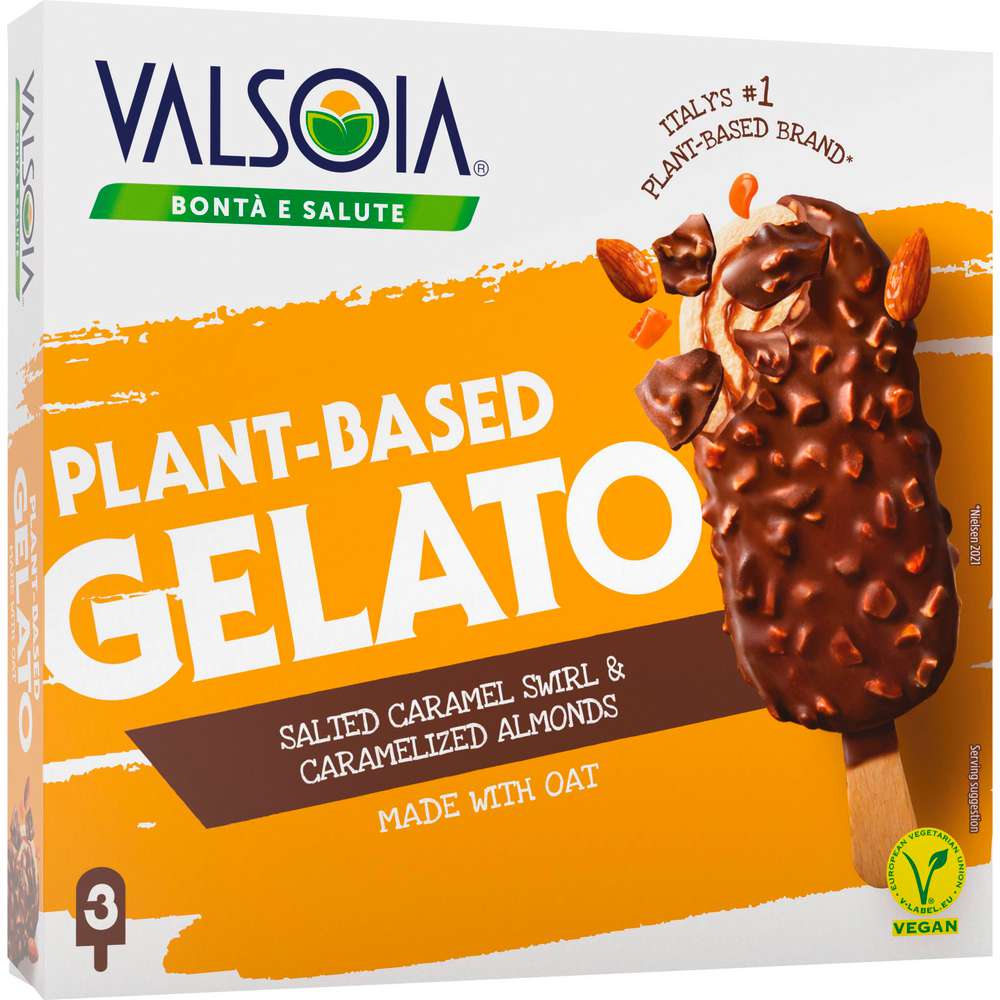 Produktabbildung Valsoia Stiel-Eis, Salt Caramel-Mandel