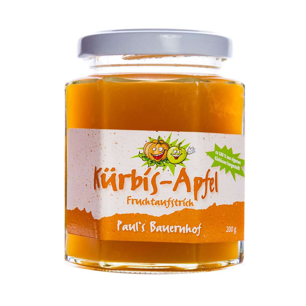 Produktabbildung Paul's Bauernhof Fruchtaufstrich Kürbis-Apfel-