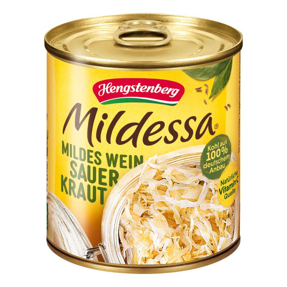Produktabbildung Mildessa Mildes Weinsauerkraut, 2 Portionen
