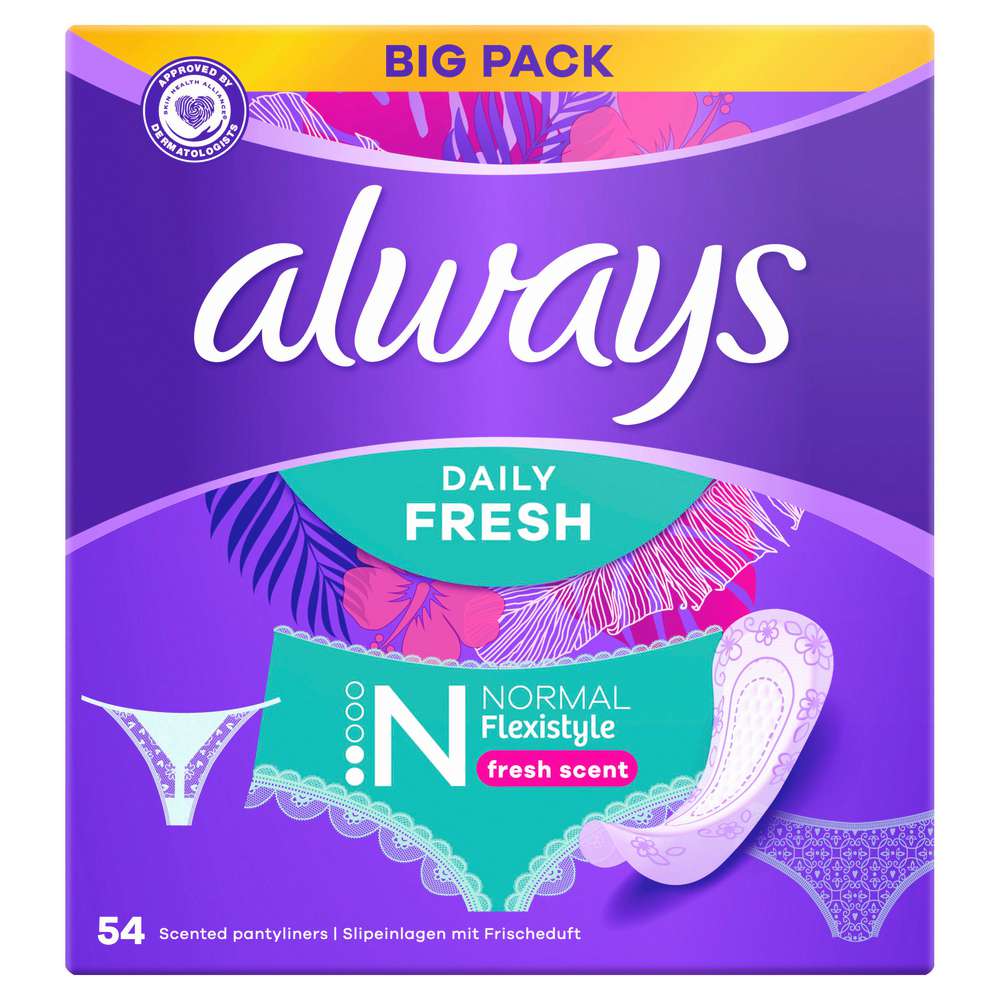 Produktabbildung Always Daily Fresh Slipeinlagen mit Duft, Normal