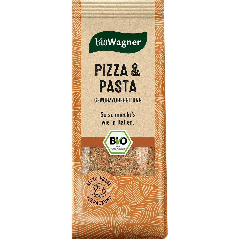 Produktabbildung Bio Wagner Bio Pizza Pasta Gewürzzubereitung