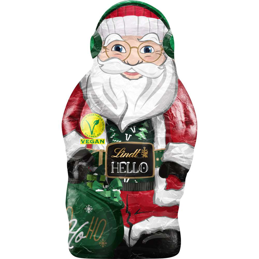 Produktabbildung Lindt Hello Schoko-Weihnachtsmann, vegan