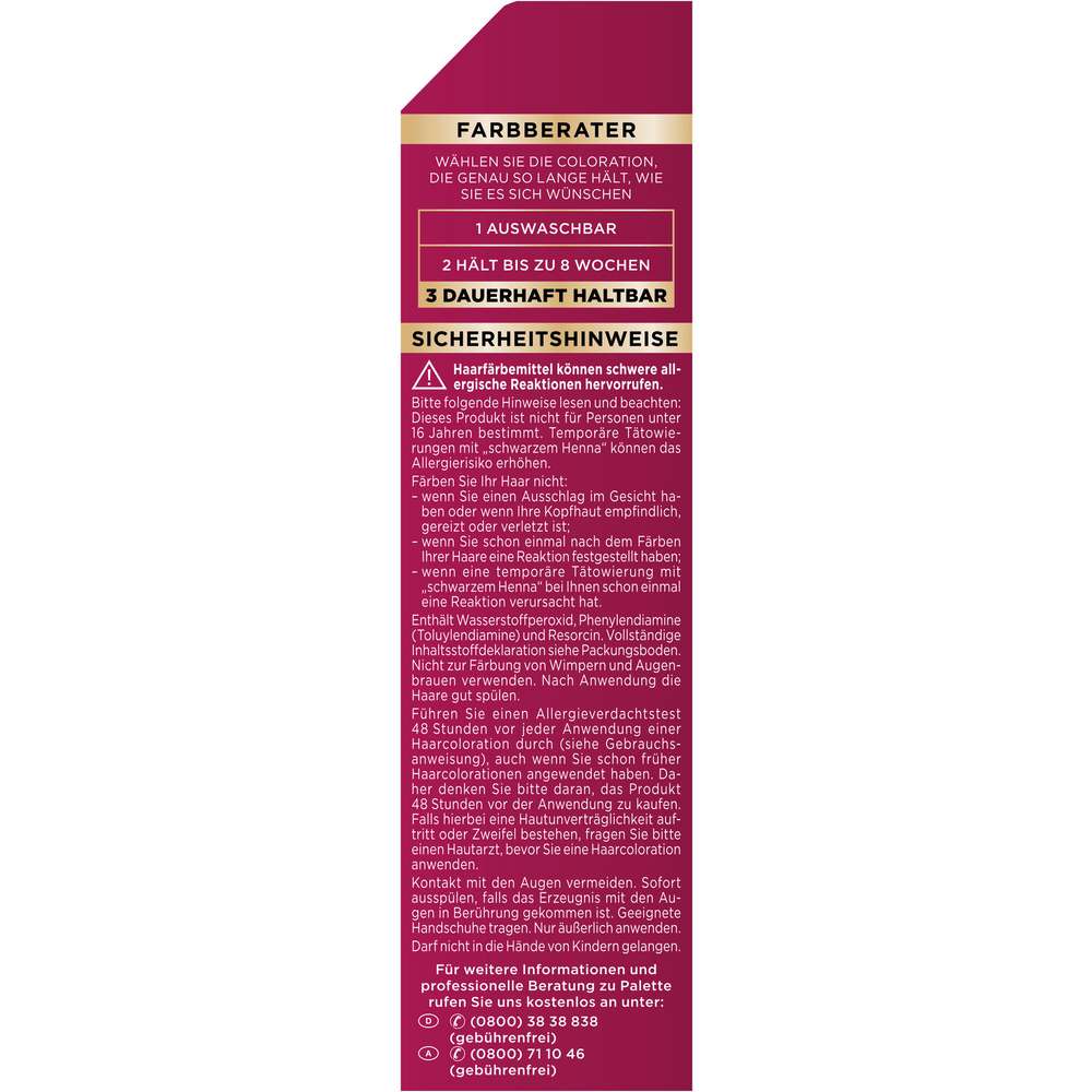 Produktabbildung Poly Palette Haarfarbe Creme Coloration, 800 Dunkelbraun