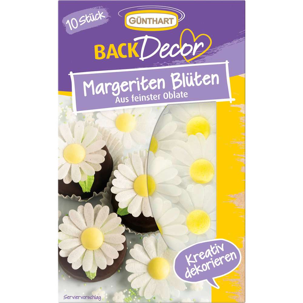 Produktabbildung Günthart Oblaten-Margeriten-Blüten