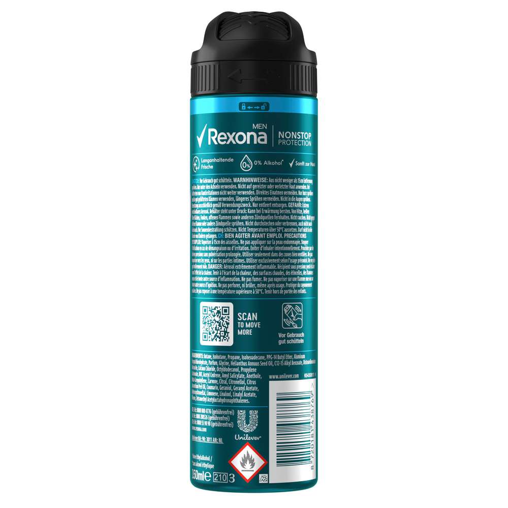 Produktabbildung Rexona Deospray Men, Cobalt Dry