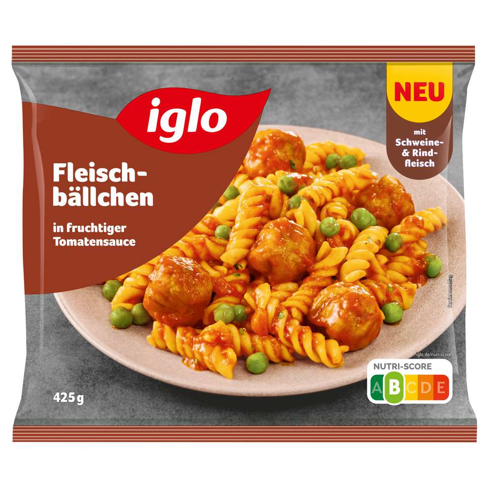 Produktabbildung Iglo Fleischbällchen in Tomatensoße, tiefgekühlt