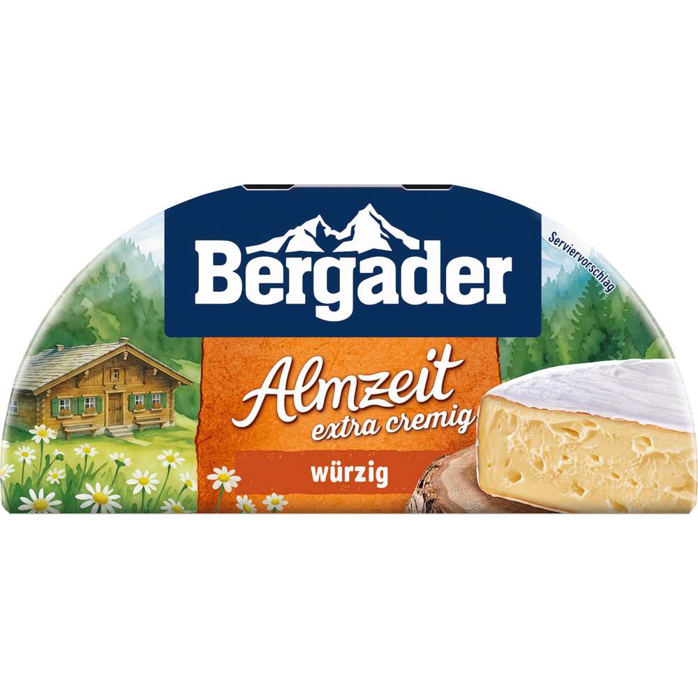Produktabbildung Bergader Weichkäse Almzeit, cremig/würzig