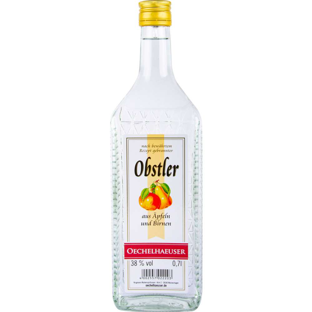 Produktabbildung Oechelhäuser Obstler aus Äpfeln & Birnen