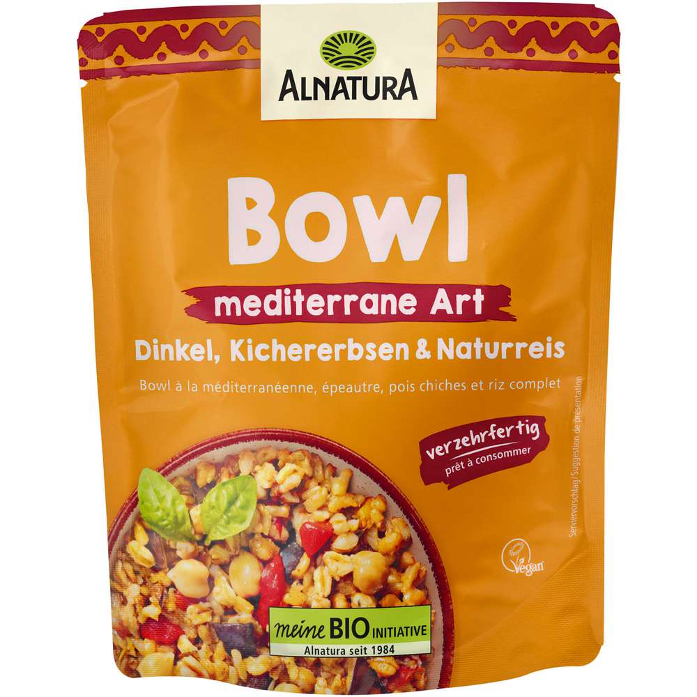 Produktabbildung Alnatura Bio Bowl nach mediterraner Art 