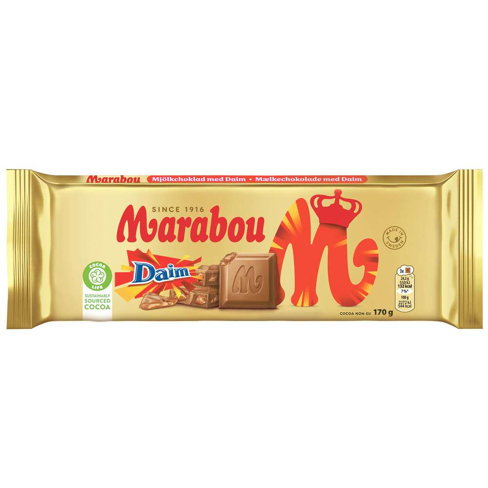 Produktabbildung Marabou Tafelschokolade, Daim