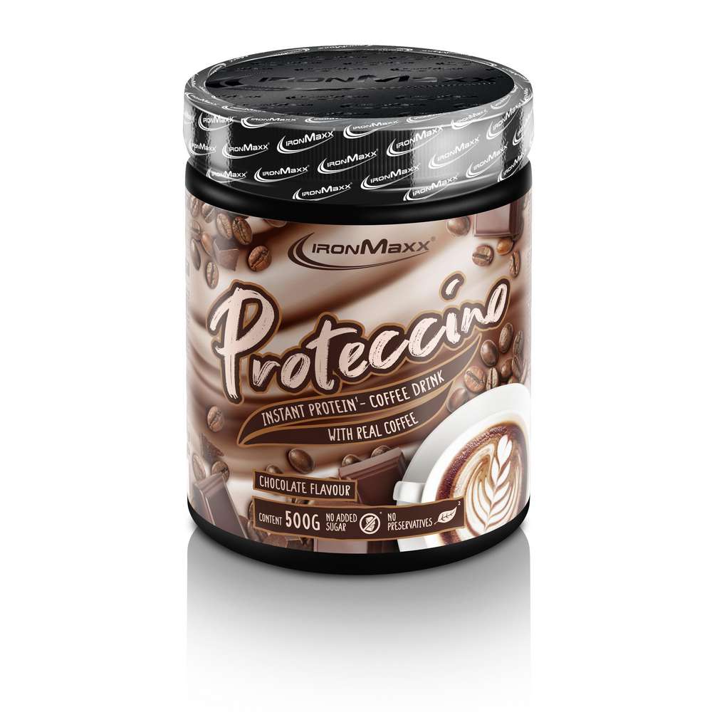Produktabbildung IronMaxx Proteccino Coffee Drink Pulver, Chocolate