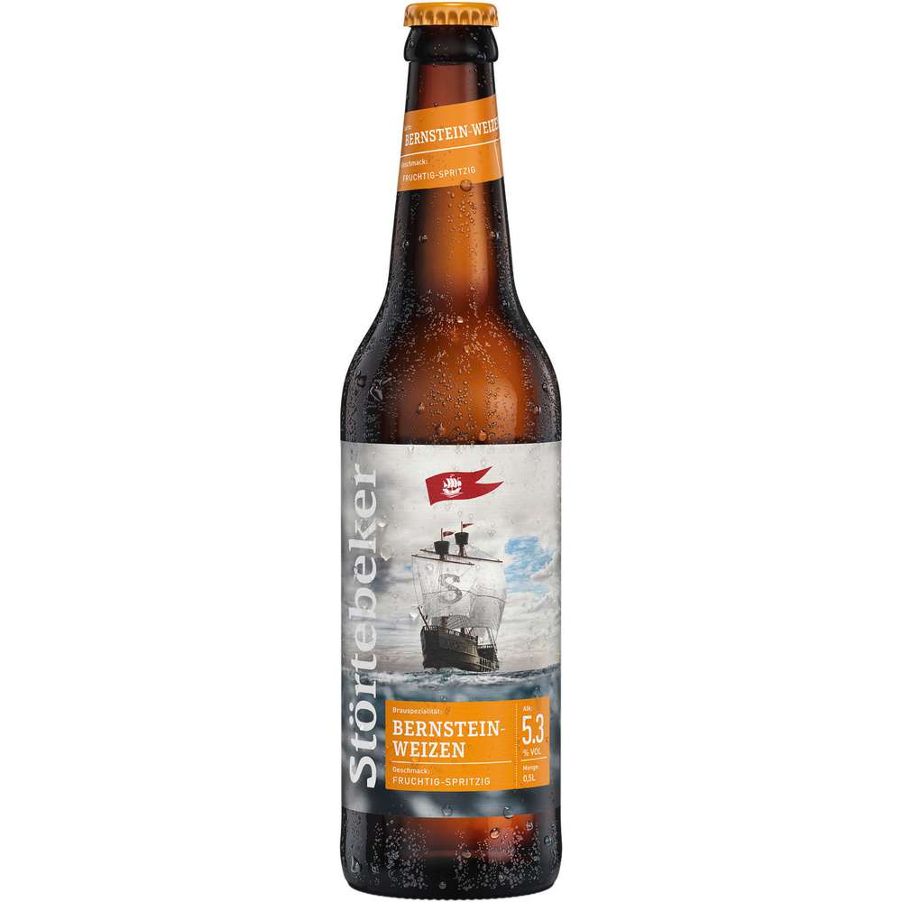 Produktabbildung Störtebeker Bernstein Weizenbier 5,3%