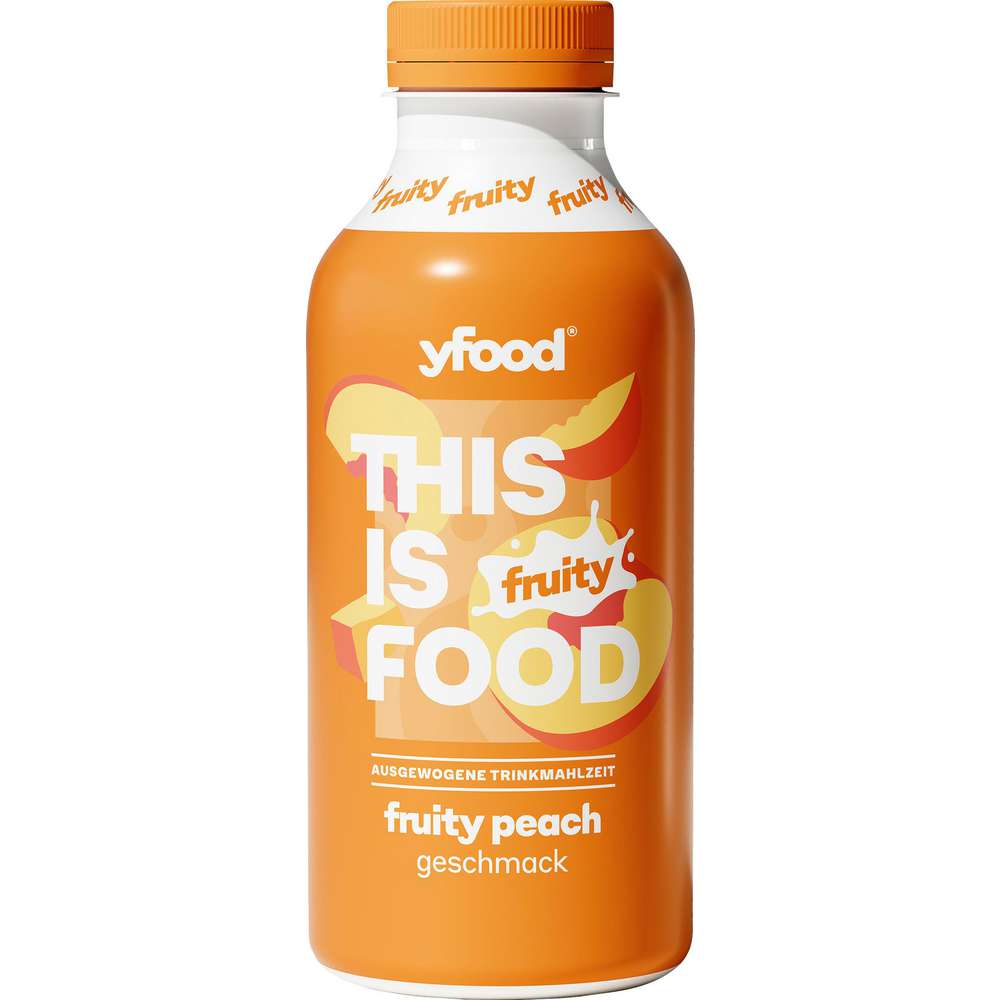 Produktabbildung YFood Trinkmahlzeit This is Food Fruity, Pfirsich